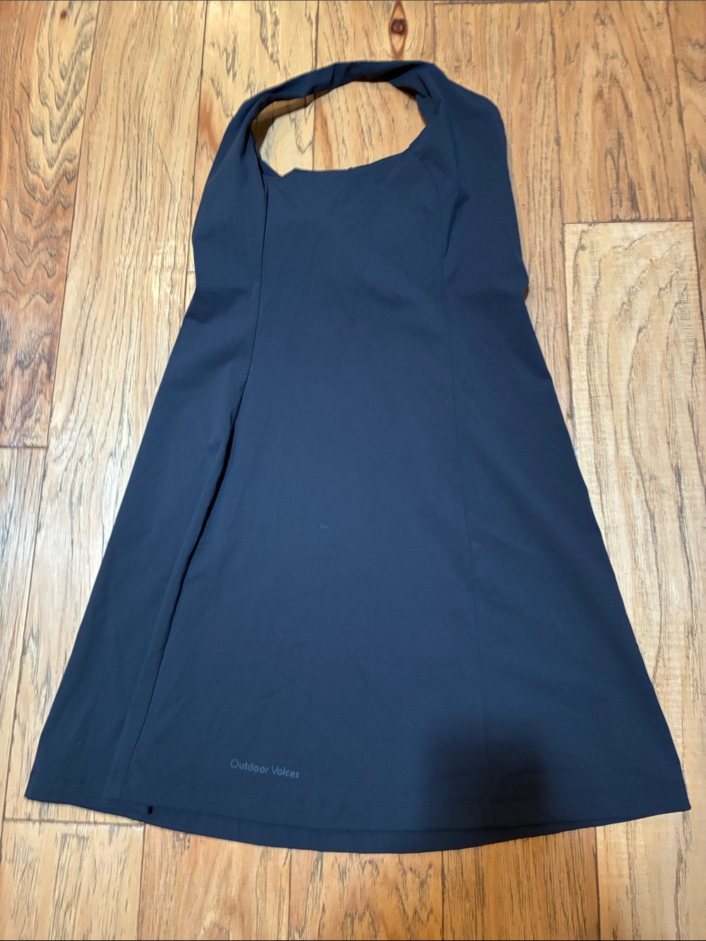 Outdoor Voices Navy Halter Mini Dress
